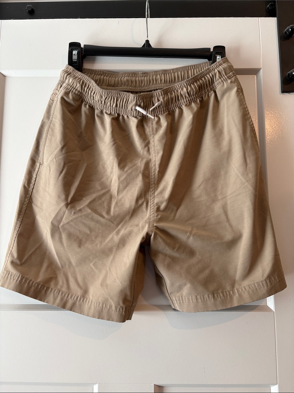 Magellan Outdoors Tan Elastic Waist Kids Shorts